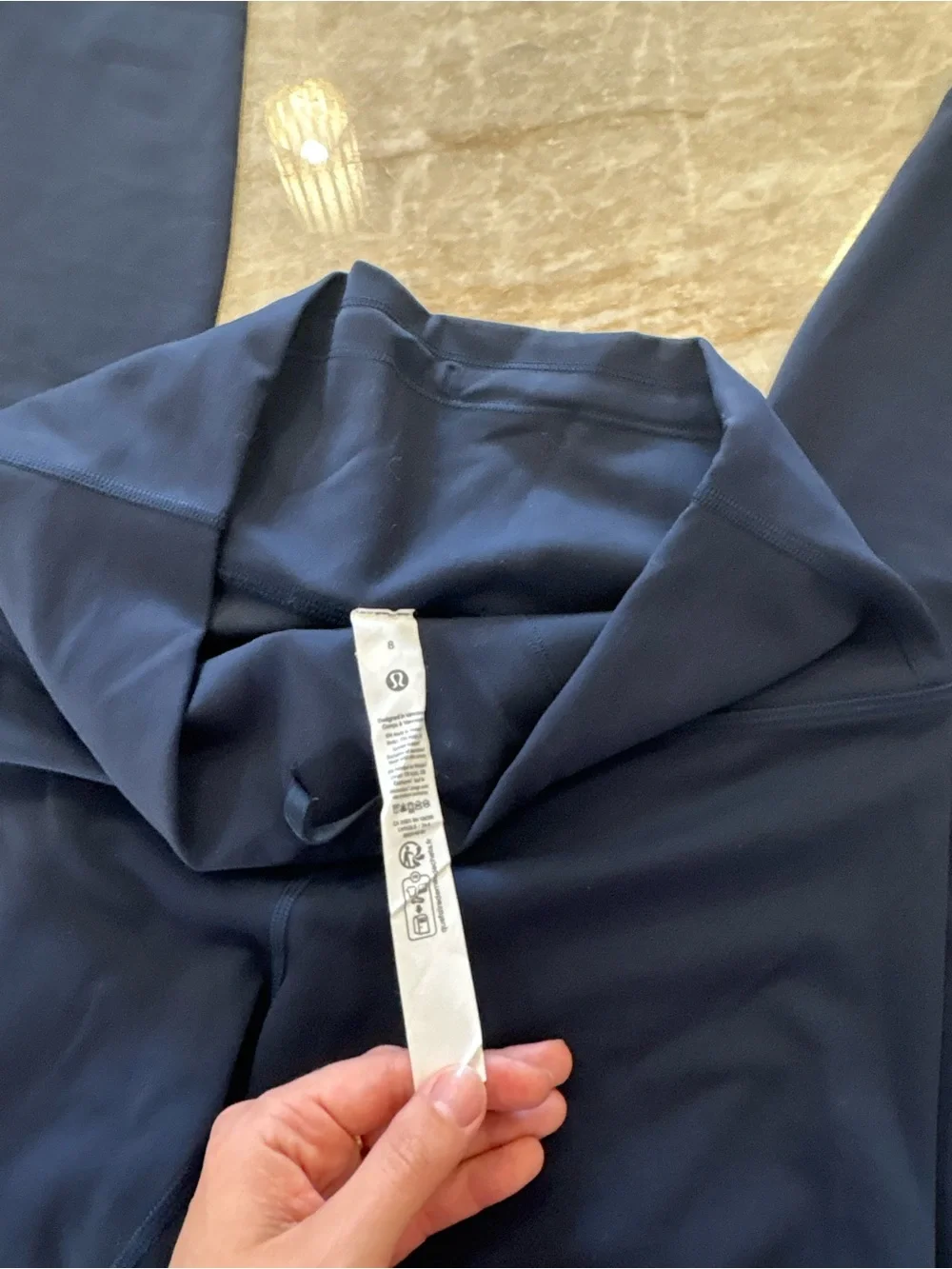 Lululemon Wunder Train High Rise Tight 28” Navy